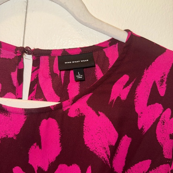 Who What Wear 🐆 Leopard Print Maxi Dress • Size L - Picture 3 of 9